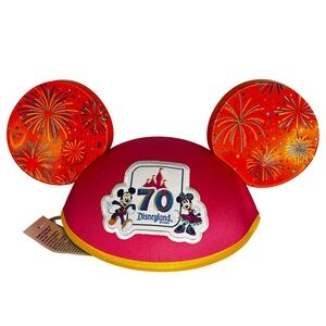 Disneyland 70th Anniversary Cast Member Exclusive Mickey Ears Hat NWT